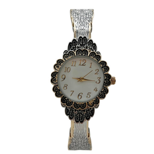 ANTIQUE TWO TONE BANGLE WATCH