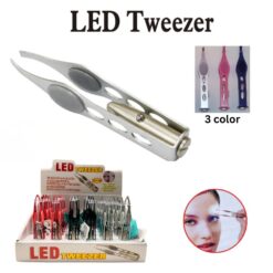 24 PIECE LED TWEEZERS WITH DISPLAY