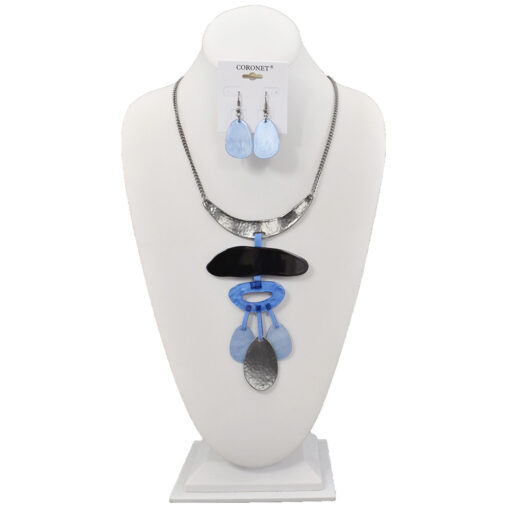 HEMI & BLUE DROPS NECKLACE SET