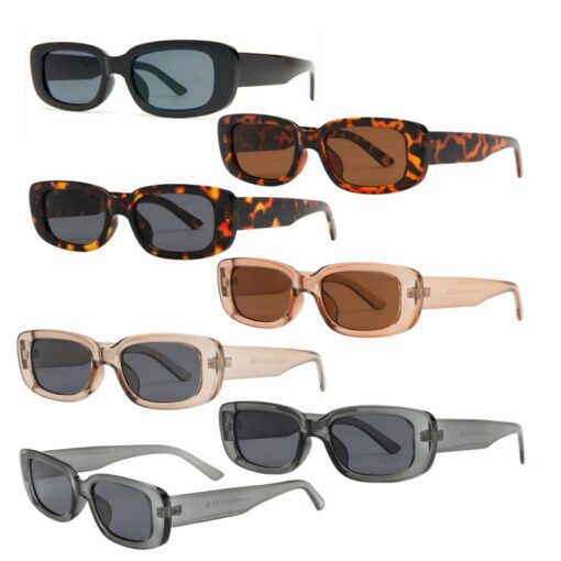 RECTANGULAR SLIM SUNGLASSES. 12 PC