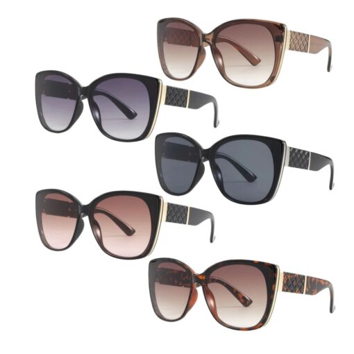 LARGE FASHION CAT EYE SUNGLASSES. 12 PC