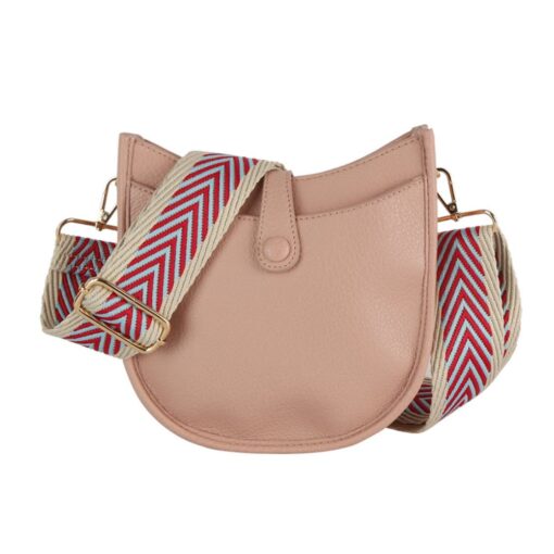 BLUSH SMALL CROSSBODY. 7X7X2.5. SEE 29064 & 29066 FOR MORE COLORS