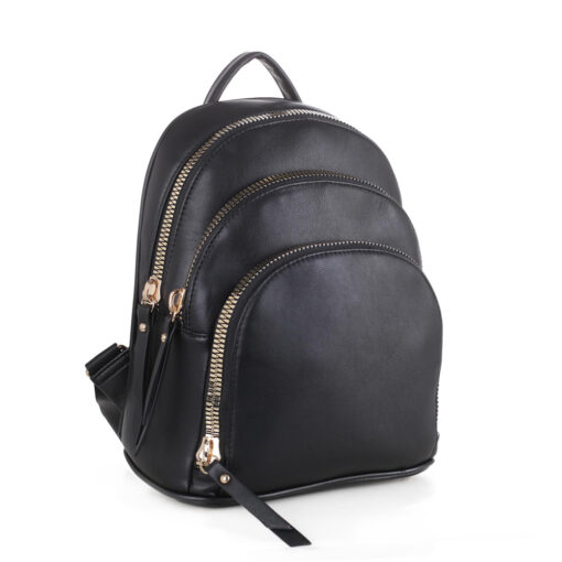 BLACK MULTI COMPARTMENT BACKPACK. 10x12x6.25. SEE 29025 FOR STONE