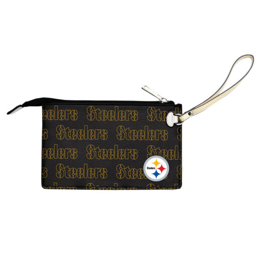 LICENSED PITTSBURGH STEELERS NFL VICTORY WRISTLET. 9X6.5. SOLD IN SETS OF 2 ONLY