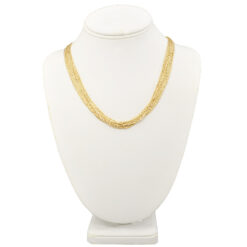 20 STRAND GOLD CHAIN NECKLACE