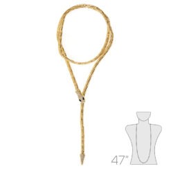 WRAPPED SNAKE MAGNETIC NECKLACE. SEE 34115 FOR MATCHING BRACELET
