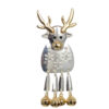 TWO TONE CHRISTMAS REINDEER BROOCH. SEE 30047 FOR MATCHING NECKLACE SET