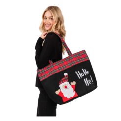 HO HO HO CHRISTMAS TOTE BAG. 19X13X6