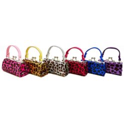 ANIMAL PRINT MINI COIN PURSE. 6 PC PACK