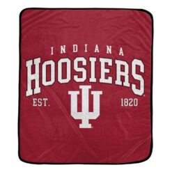 INDIANA HOOSIERS VINTAGE ARCH LICENSED FLEECE BLANKET