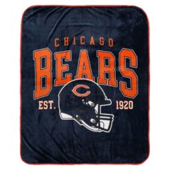CHICAGO BEARS VINTAGE ARCH LICENSED FLEECE BLANKET