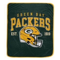 GREEN BAY PACKERS VINTAGE ARCH LICENSED FLEECE BLANKET