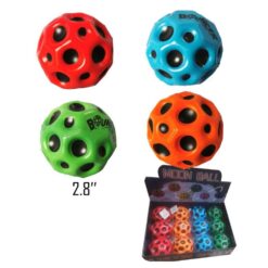 12 PC KIDS MOON BOUNCING BALLS WITH DISPLAY