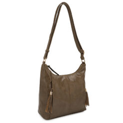 STONE TASSEL POCKET CROSSBODY 12X4X9.5