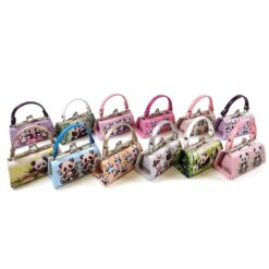 PANDA PRINT MINI COIN PURSES. SOLD IN SETS OF 6 ONLY