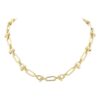 GOLD MIXED LINK CHAIN NECKLACE