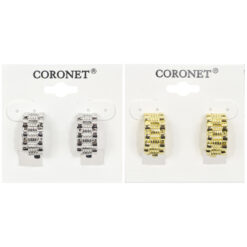 CHAIN LINK CLIP ON EARRINGS. GOLD, SILVER. SOLD IN SETS OF 2 ONLY