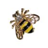 SMALL ENAMEL & CRYSTAL BEE PIN. SOLD IN SETS OF 2 ONLY