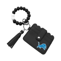 NFL LICENSED DETROIT LIONS BRACELET WALLET. SOLD IN SETS OF 2 ONLY