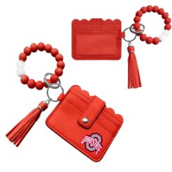 OHIO STATE LICENSED BRACELET WALLET. SOLD IN SETS OF 2 ONLY