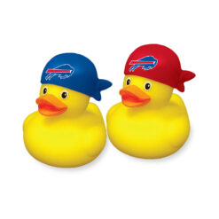 BUFFALO BILLS LICENSED RUBBER DUCK SET. 2 CARD PACKS (4 DUCKS TOTAL)
