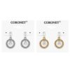 VINTAGE INSPIRED CZ DROP EARRINGS. SILVER, GOLD. SOLD IN SETS OF 2 ONLY