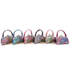 MIXED PRINT HEARTS MINI COIN PURSE. SOLD IN SETS OF 6 ONLY