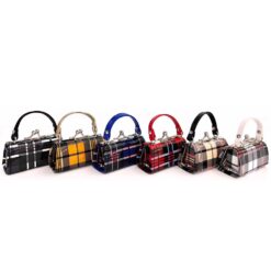 CLASSIC TARTAN PLAID MINI COIN PURSE. SOLD IN SETS OF 6 ONLY