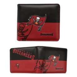 BUCCANEERS BI-FOLD WALLET. 4.5Lx0.5Wx 3.75H